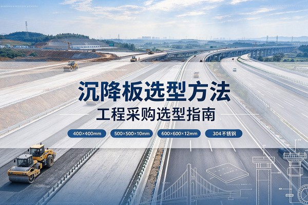 延长沉降板选择方法