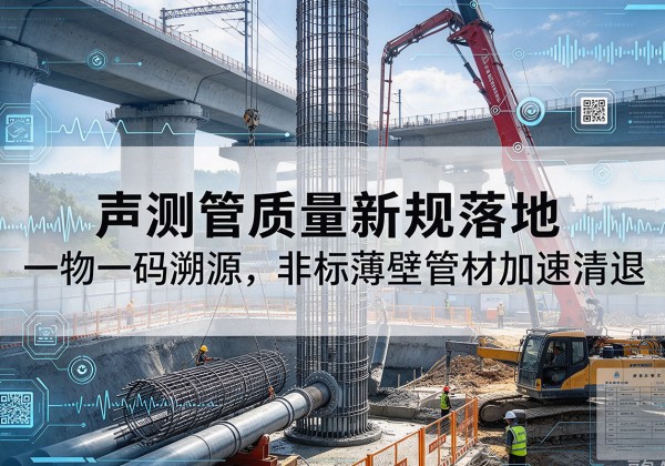 延长声测管质量新规落地，一物一码溯源，非标薄壁管材加速清退