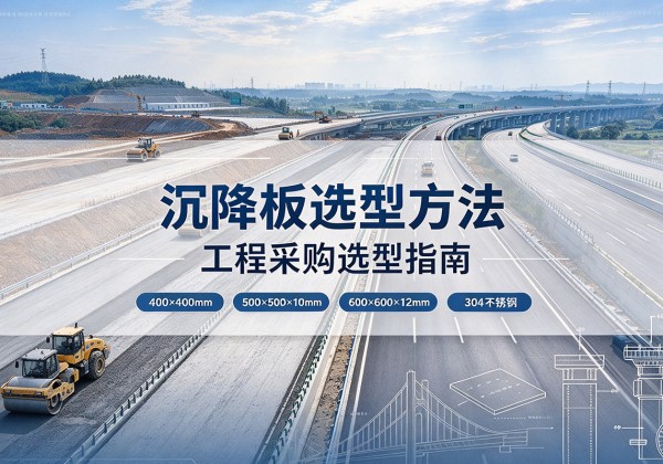 延长沉降板选择方法